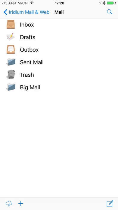 Iridium Mail & Web Screenshots