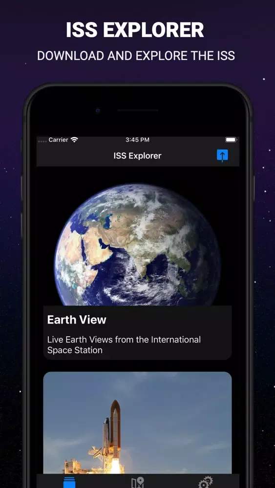Capturas de tela do ISS Explorer: transmission