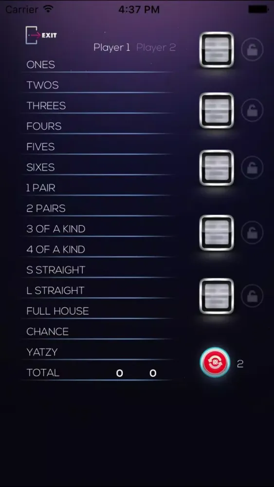 Скриншоты Yatzy Game