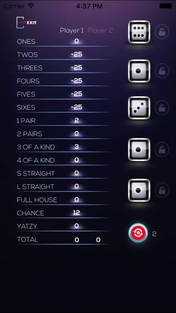 Скриншоты Yatzy Game