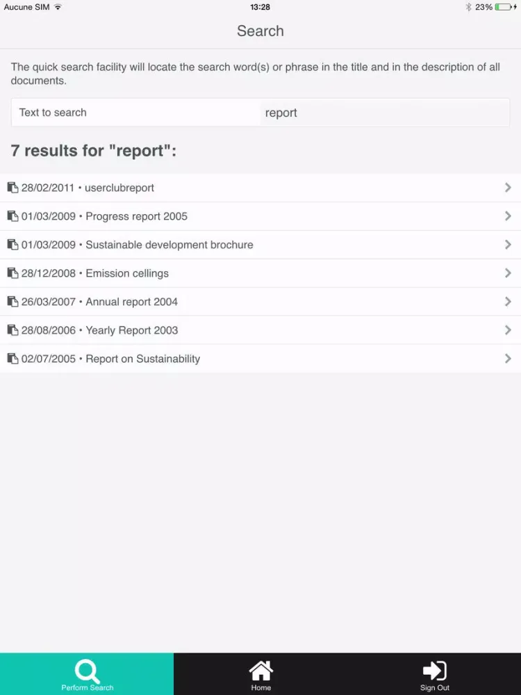 Скриншоты IRIS DocShare Mobile iPad 