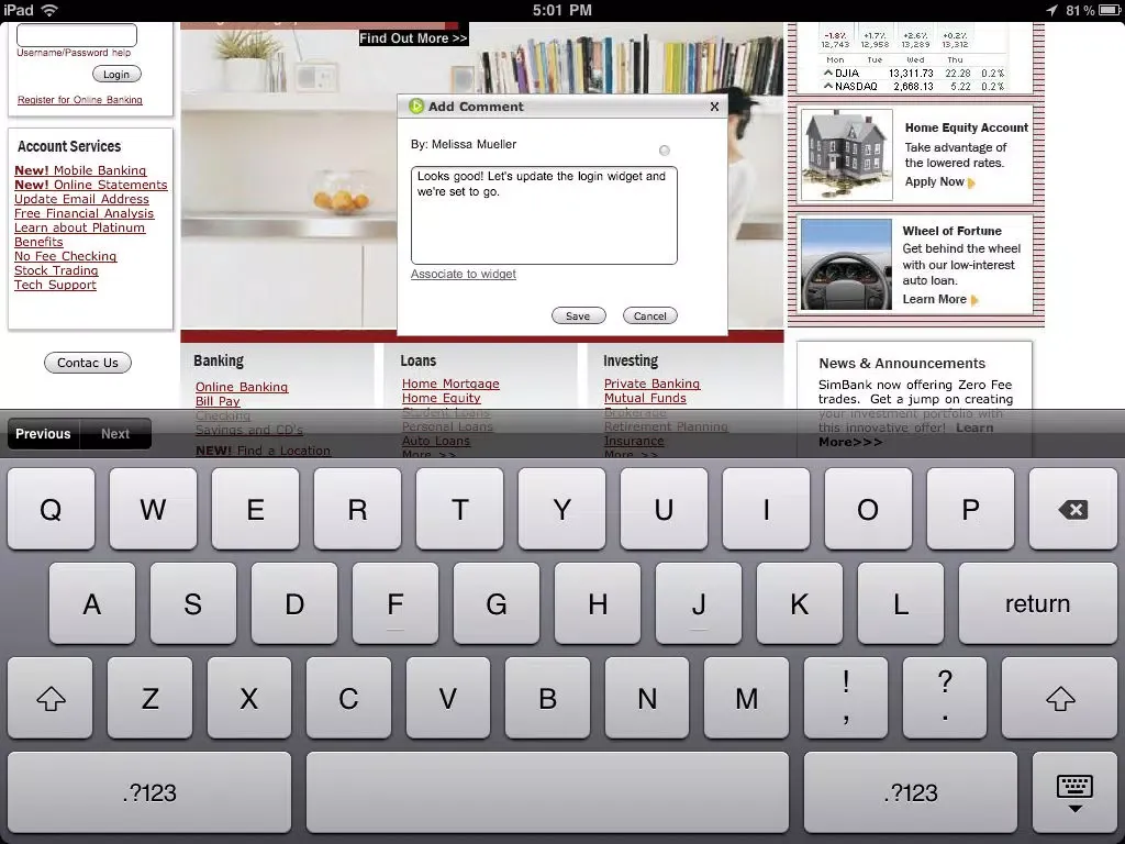 iRise Mobile iPad 应用截图