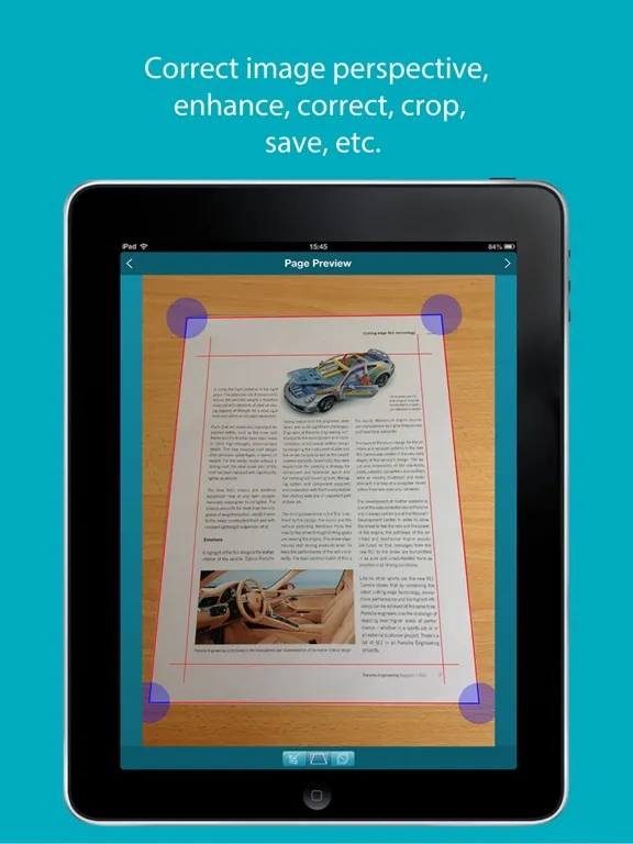 IRIScan to Cloud iPad  Screenshots