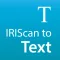 IRIScan to Text