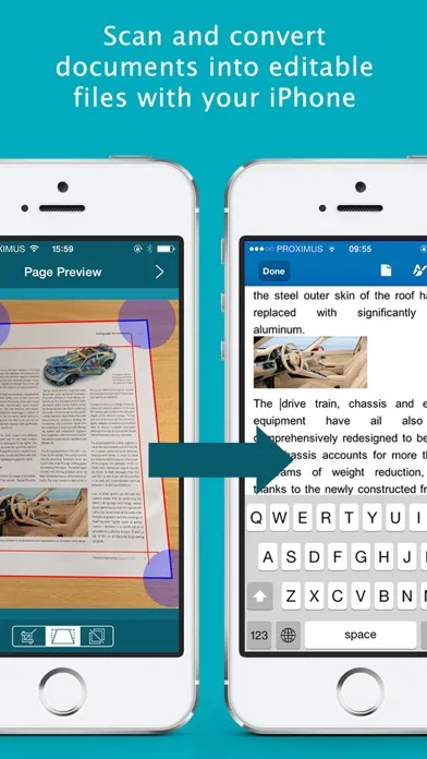 Tangkapan layar IRIScan to Word