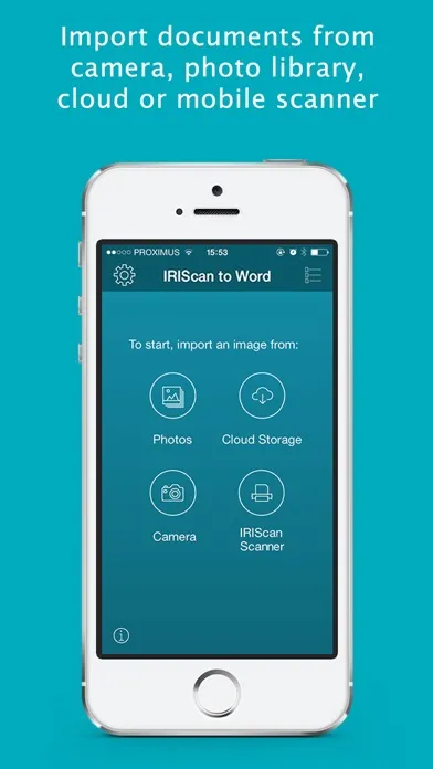 Tangkapan layar IRIScan to Word
