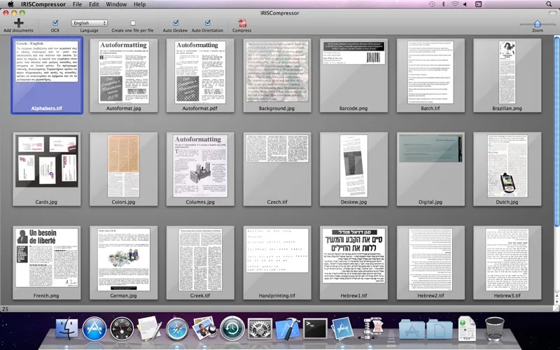 ภาพหน้าจอของ IRISCompressor Pro