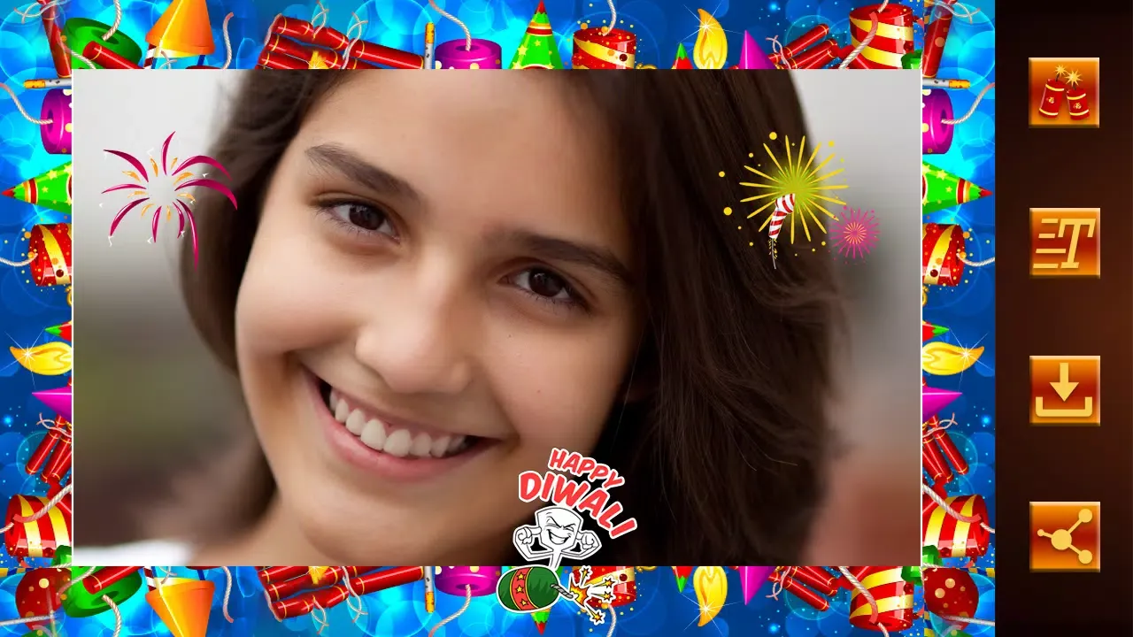 Screenshot di Diwali Photo Greetings