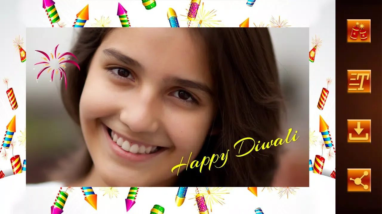 Screenshot di Diwali Photo Greetings