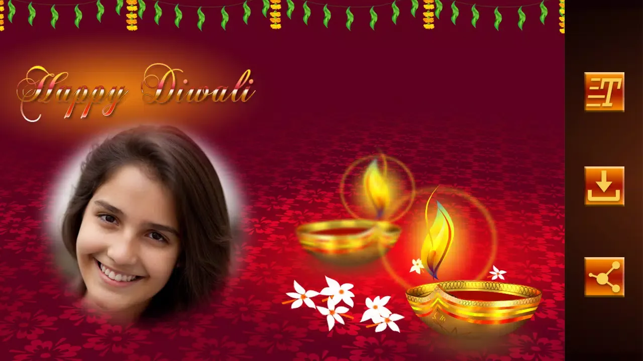 Screenshot di Diwali Photo Greetings