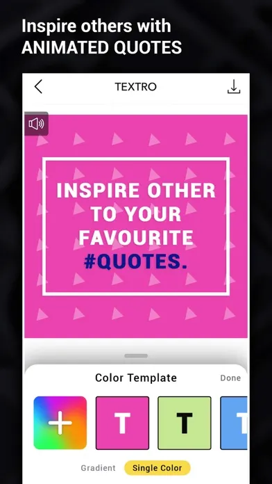 Textro -Animated Text Videos Screenshots