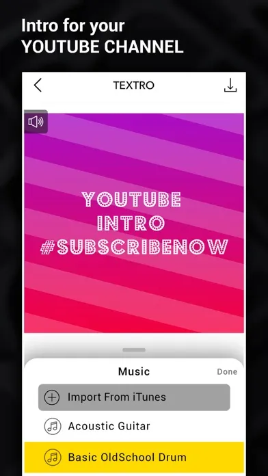 Textro -Animated Text Videos Screenshots