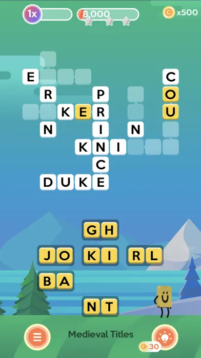 Letter Bounce Screenshots