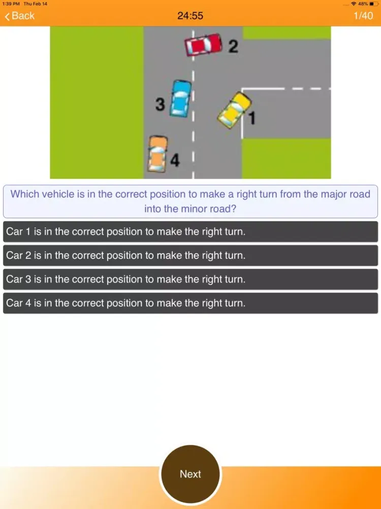 Zrzuty ekranu Theory Test 2020 Ireland iPad 