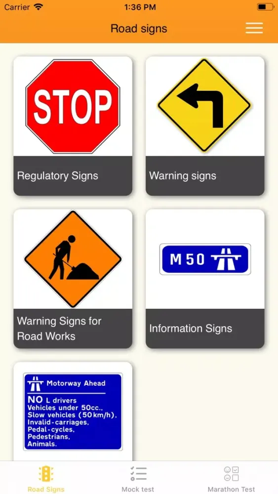Zrzuty ekranu Theory Test 2020 Ireland