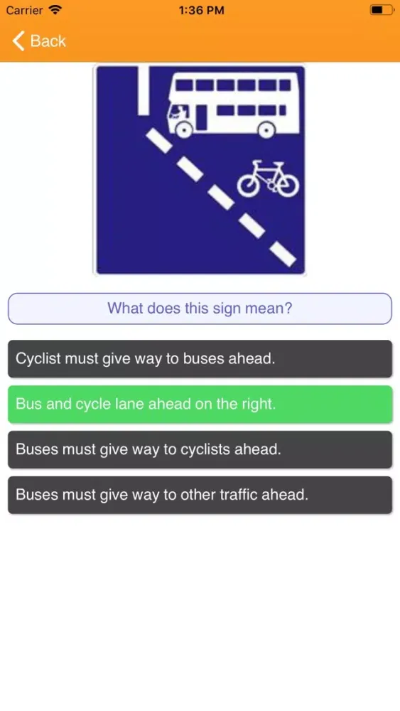 Zrzuty ekranu Theory Test 2020 Ireland