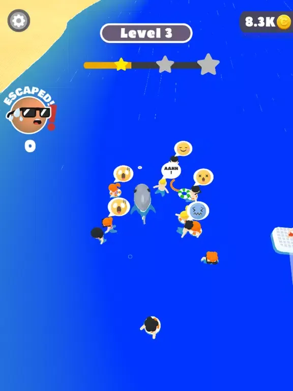 Shark Hunter! iPad  スクリーンショット