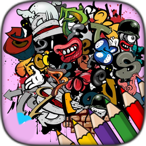 Graffiti Coloring Page
