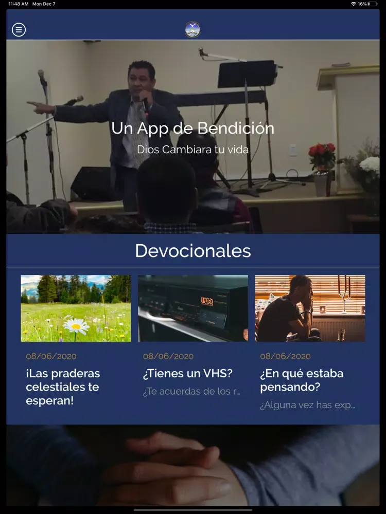 Ảnh chụp màn hình của IRM Monte de los Olivos iPad 
