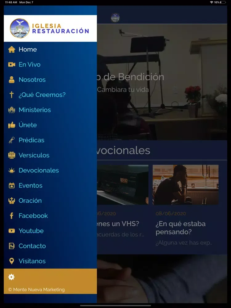 Ảnh chụp màn hình của IRM Monte de los Olivos iPad 