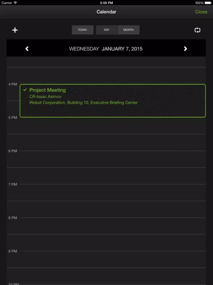 iRobot Ava 500 Control App iPad  Screenshots