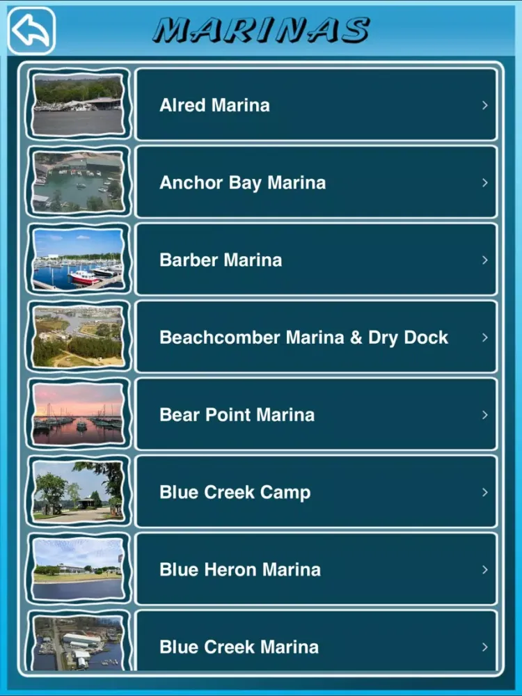 Alabama State Marinas iPad  Screenshots