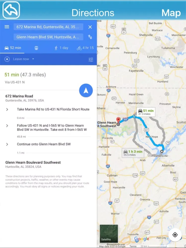 Alabama State Marinas iPad  Screenshots