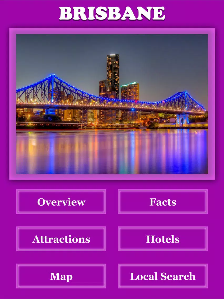 Brisbane City Offline Guide iPad 应用截图
