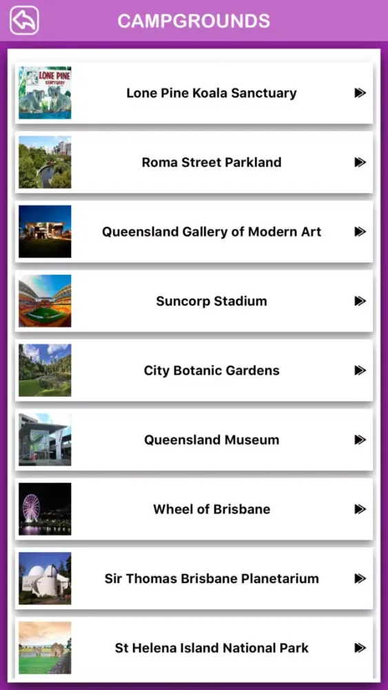 Screenshot di Brisbane City Offline Guide