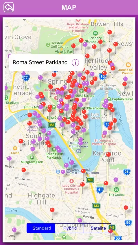 Screenshot di Brisbane City Offline Guide
