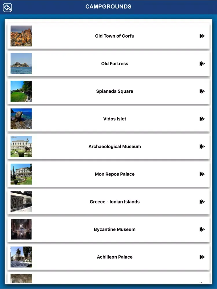 Скриншоты Corfu Island Offline Tourism iPad 