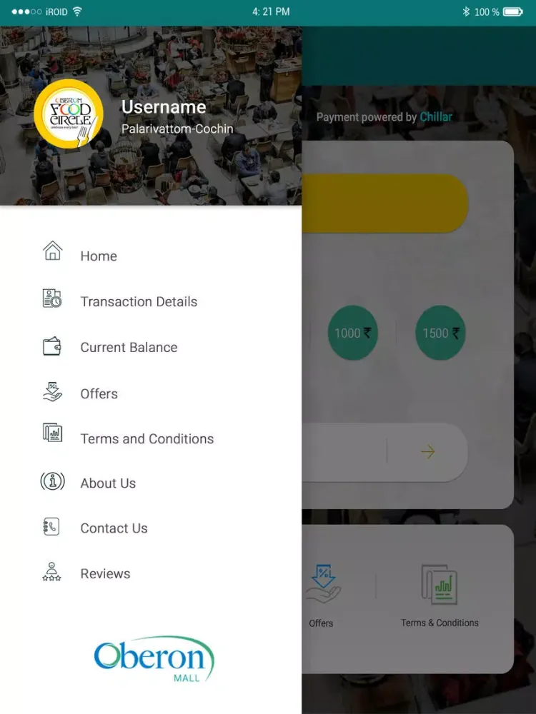 Oberon Food Circle iPad  Ekran Görüntüleri