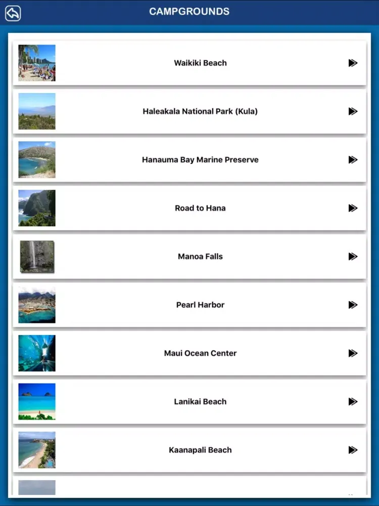 Zrzuty ekranu Hawaii Offline Guide iPad 
