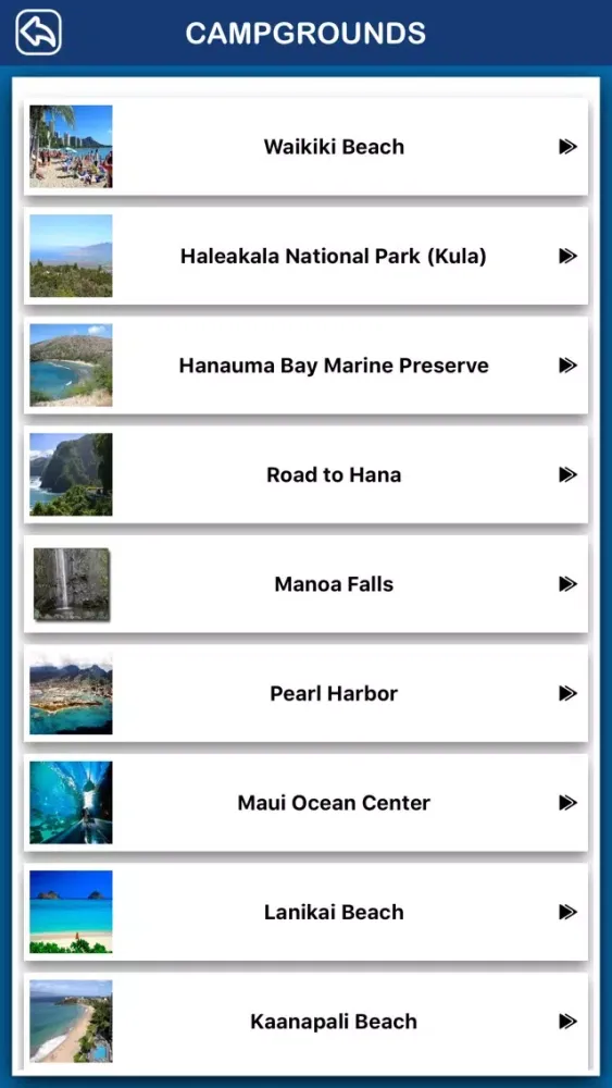 Zrzuty ekranu Hawaii Offline Guide
