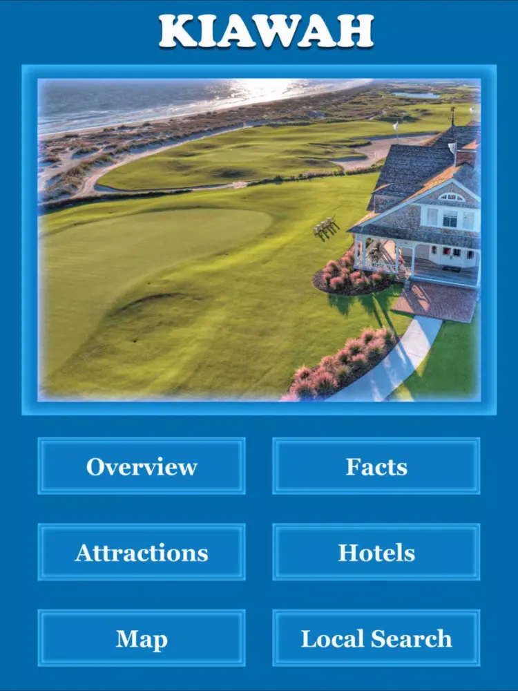 Kiawah Island Offline Guide iPad  스크린샷