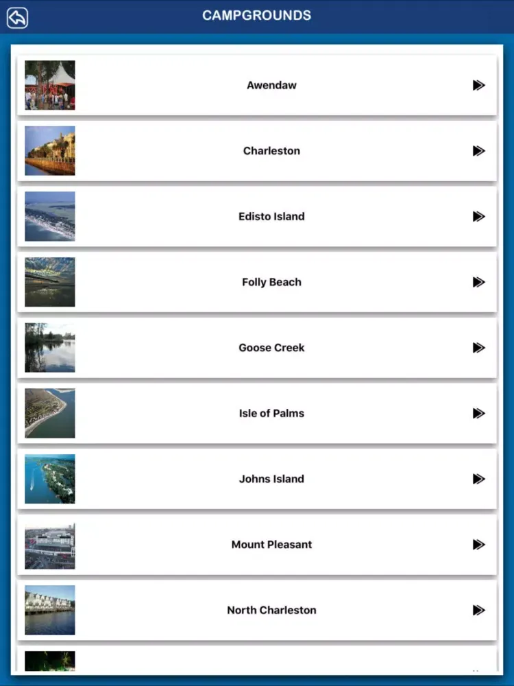 Kiawah Island Offline Guide iPad  스크린샷
