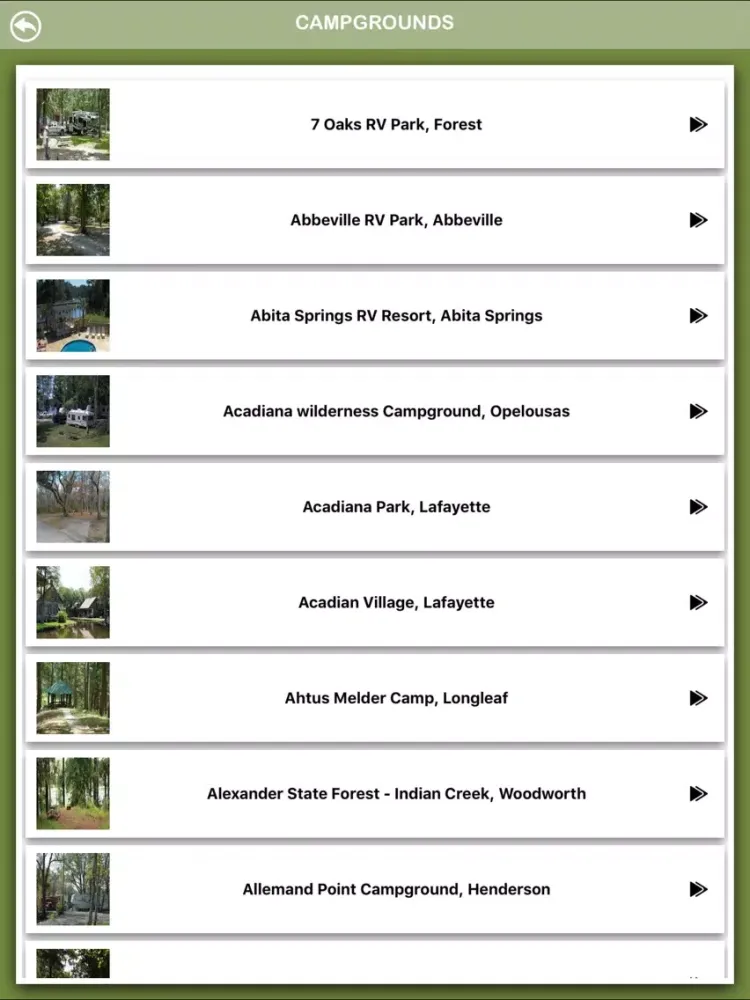 صور Louisiana Campgrounds Offline iPad 
