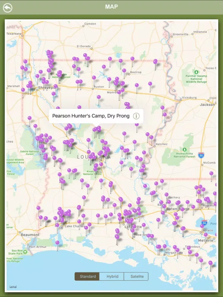 صور Louisiana Campgrounds Offline iPad 