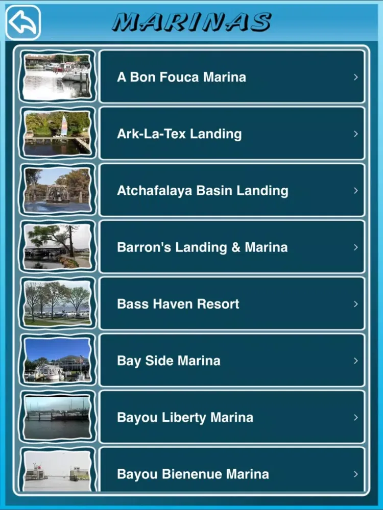 تصاویر Louisiana State Marinas iPad 