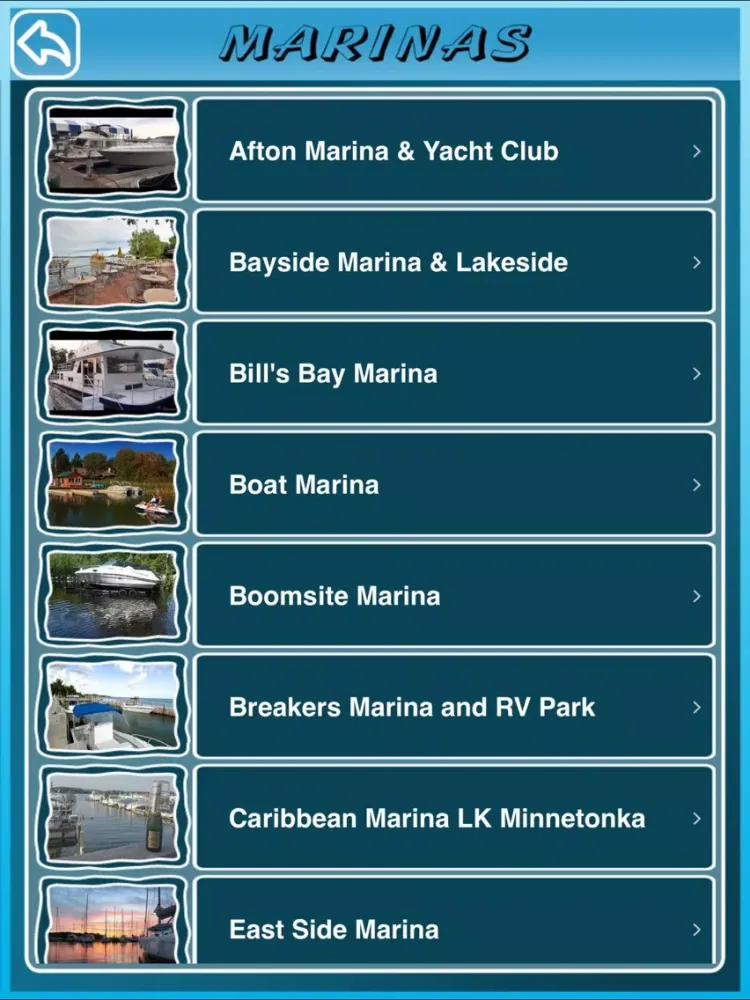 Screenshot di Minnesota State Marinas iPad 