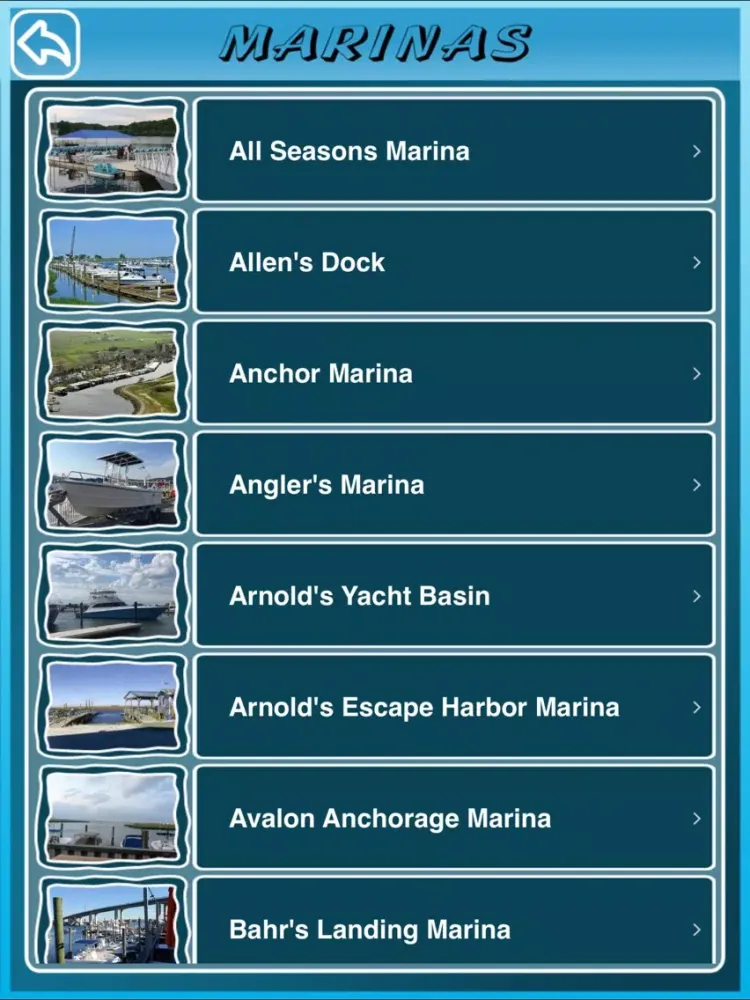 New Jersey State Marinas iPad  Screenshots