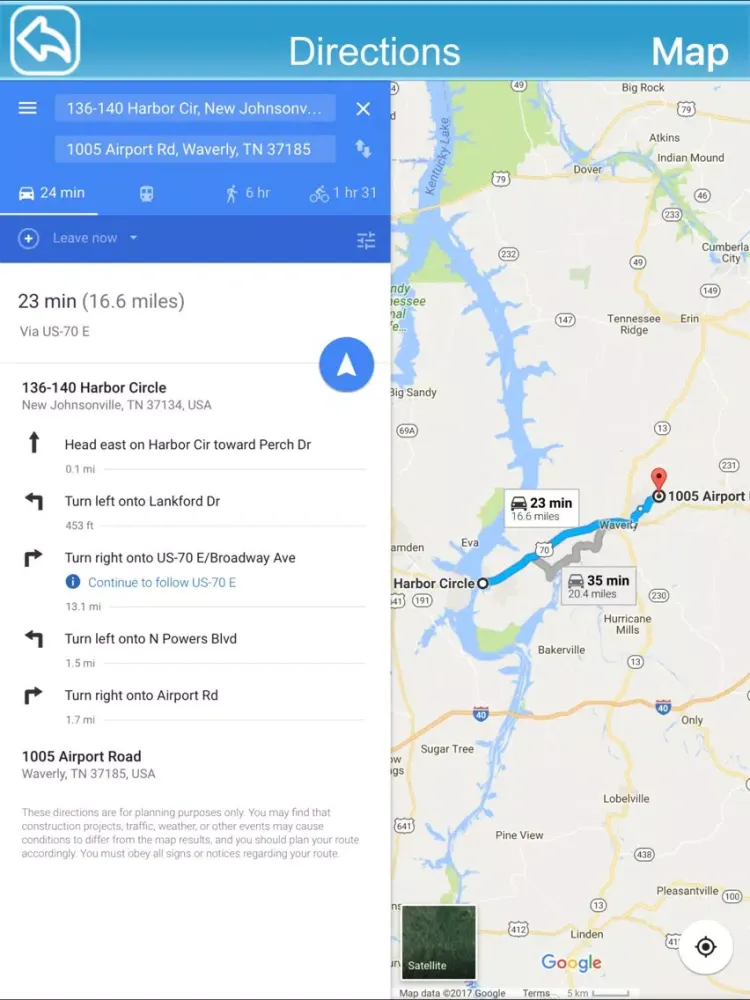 Tennessee State Marinas iPad 應用截圖