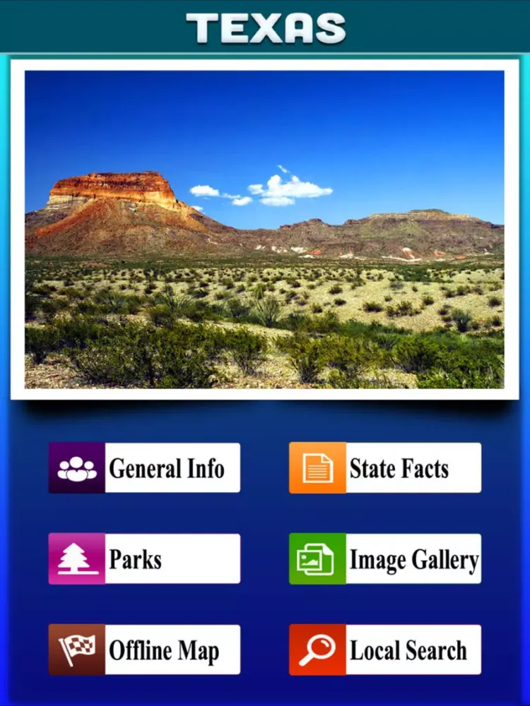 Texas National & State Parks iPad  Screenshots