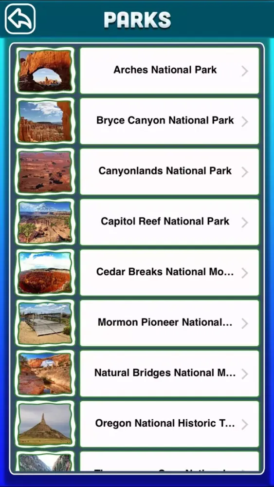 تصاویر Utah National & State Parks