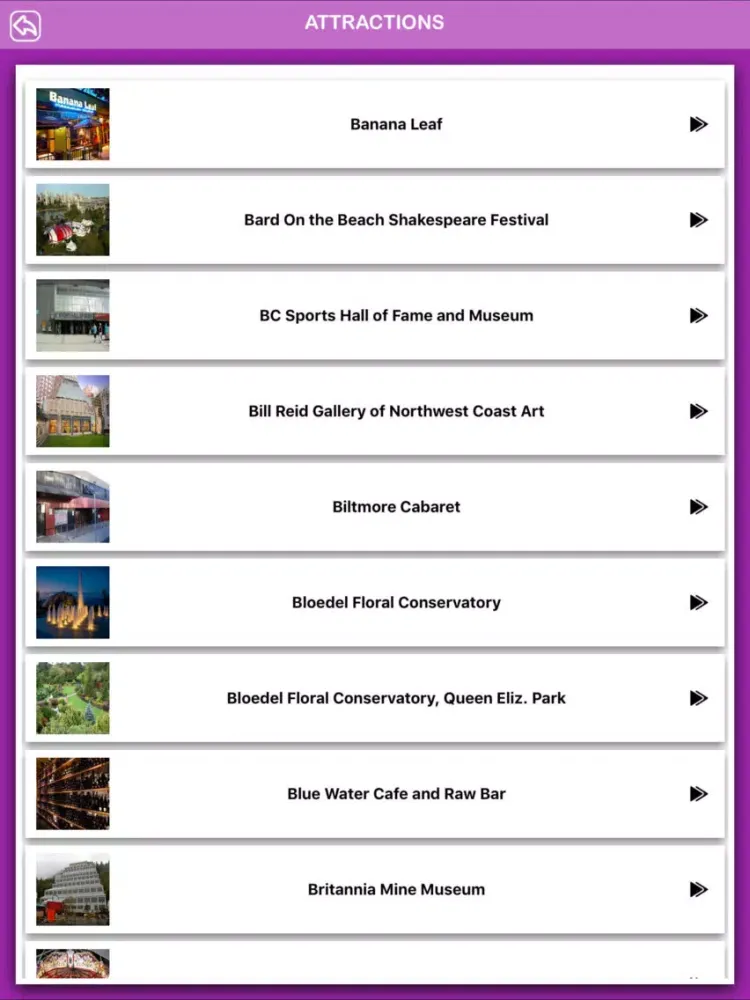 Vancouver Offline Guide iPad  스크린샷
