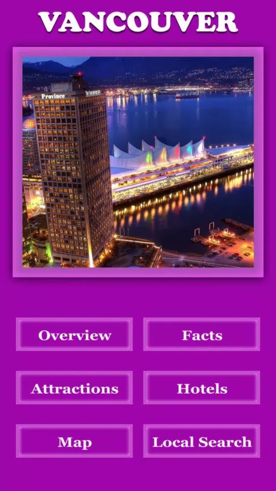 Vancouver Offline Guide 스크린샷