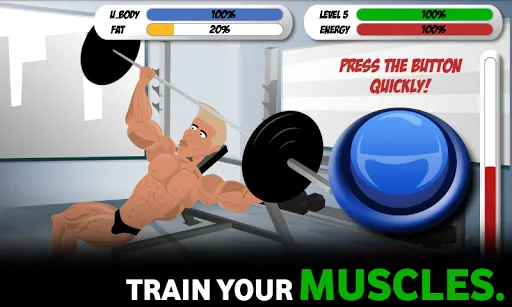 Iron Muscle bodybuilding game سکرین شاٹس