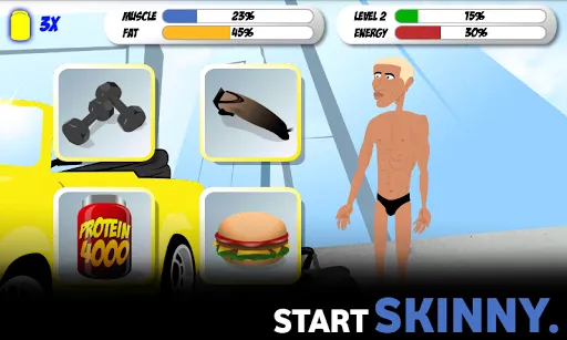 Iron Muscle bodybuilding game سکرین شاٹس