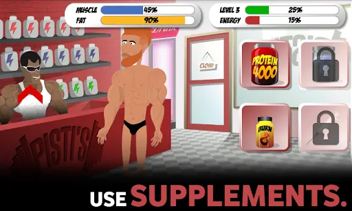 Iron Muscle bodybuilding game سکرین شاٹس