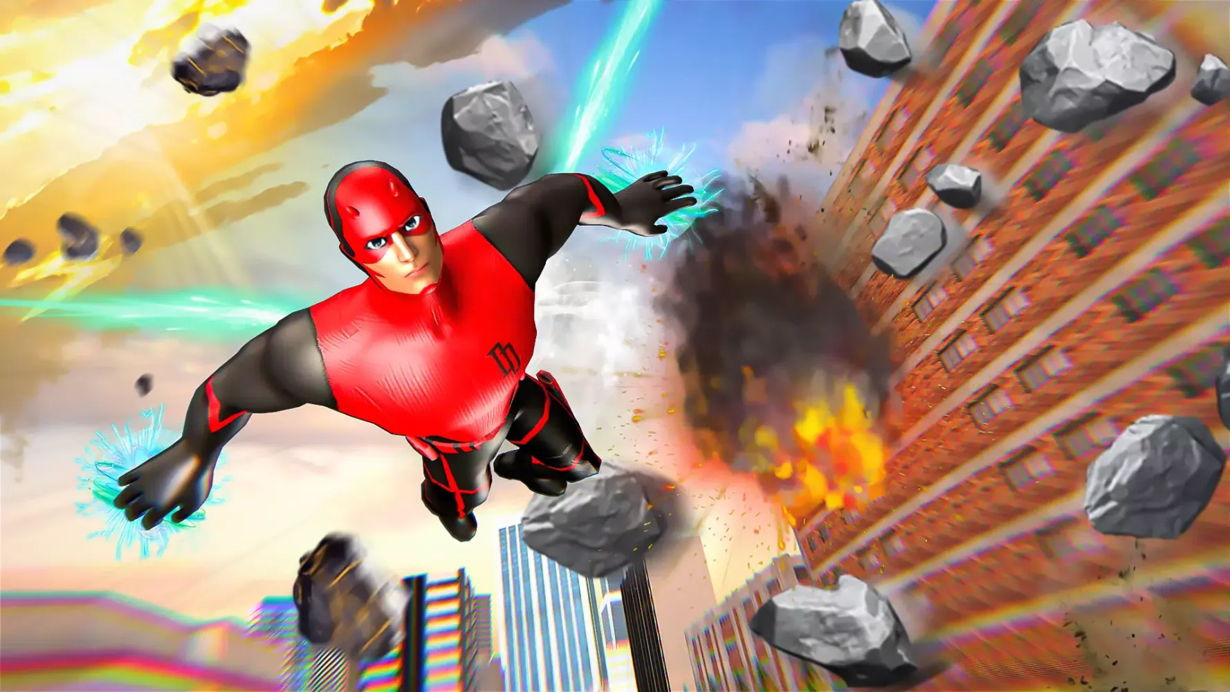 Super Iron Rope Hero Rescue 3D应用截图